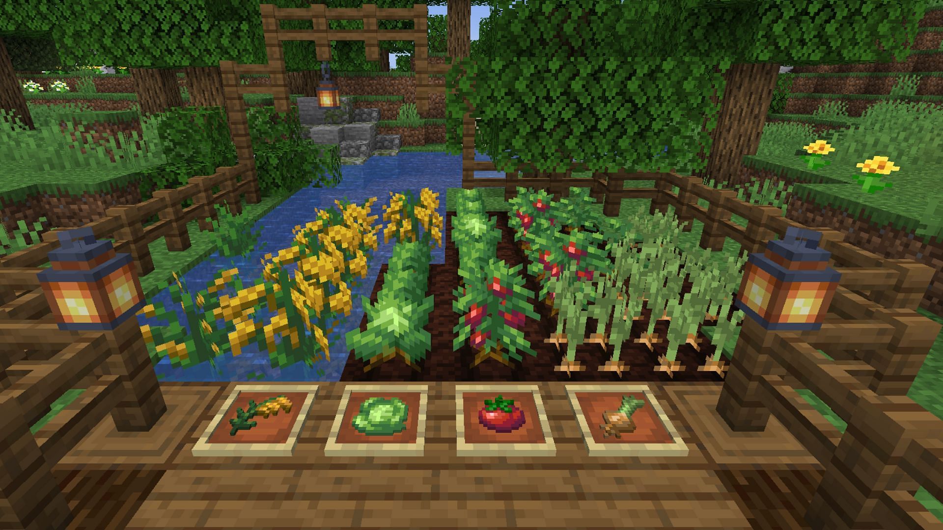 Farmer's Delight adds new crop-growing features, among others (Image via Mojang Studios || CurseForge/vectorwing)
